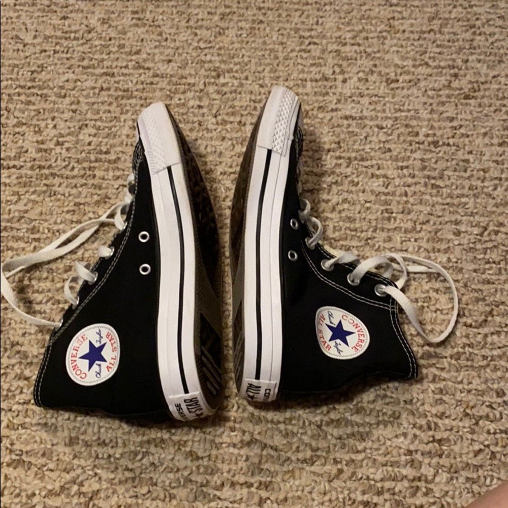 Black High Top Converse